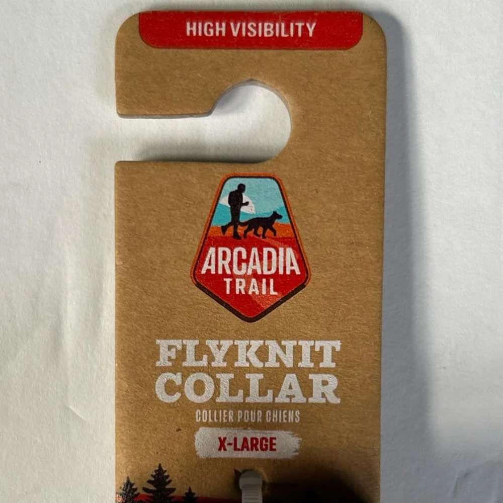 Arcadia Trail Flyknit High Visibility Dog Collar XL